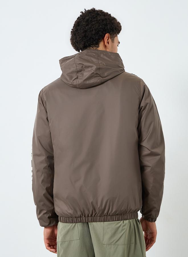 Styli Men Oversized Fit Printed Windcheater Jacket - Image 5